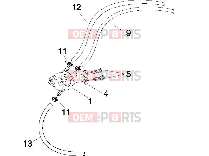 gilera 2009 Runner 50 SP -SC- Frame - Plastic parts - Coachwork » Supply system