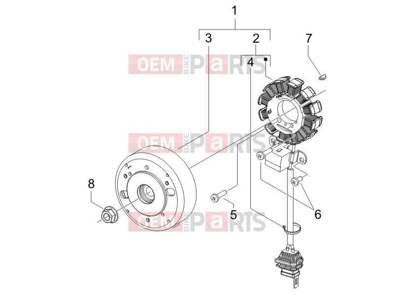 gilera 2015 Runner 50 SP Engine » Flywheel magneto