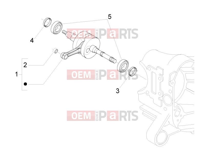 gilera 2016 Runner 50 SP Engine » Crankshaft