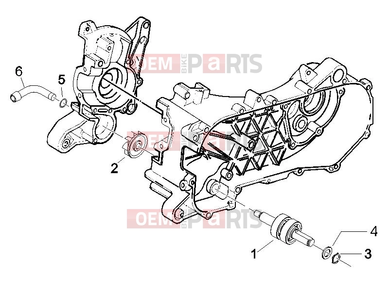 gilera 2006 Runner 50 SP Engine » Cooler pump