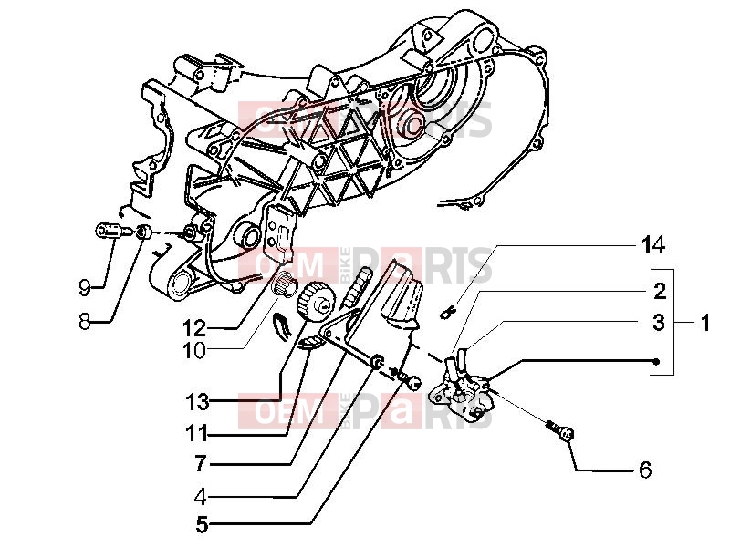 gilera 2006 Runner 50 SP Engine » Oil pump