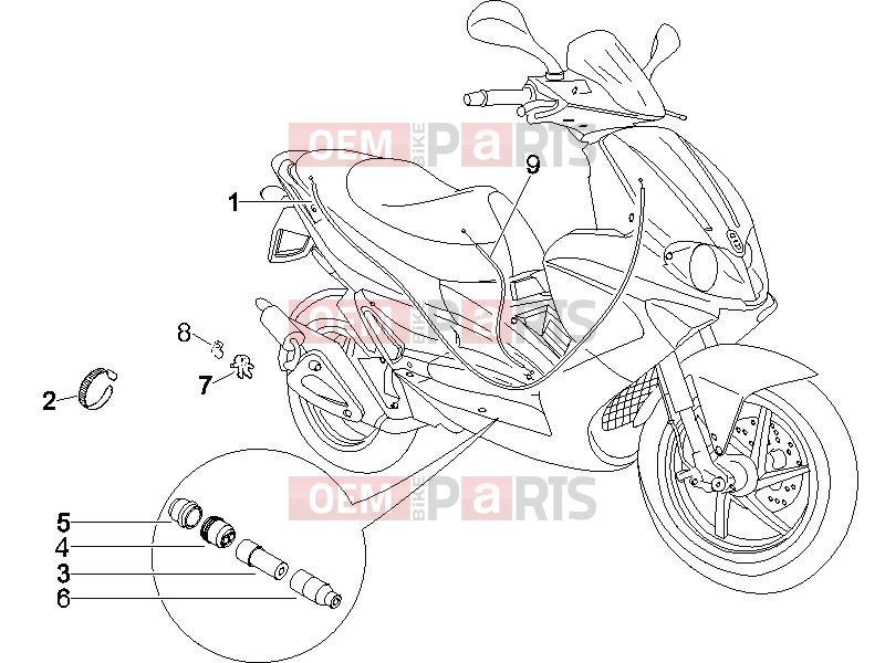 gilera 2006 Runner 50 SP Braking system - Transmissions » Transmissions