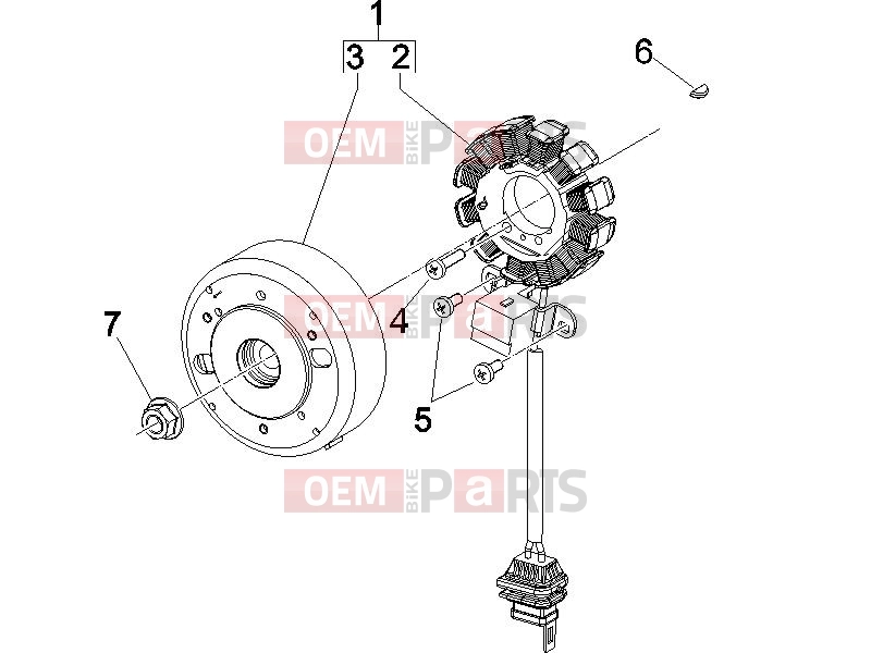 gilera 2007 Runner 50 SP Engine » Flywheel magneto