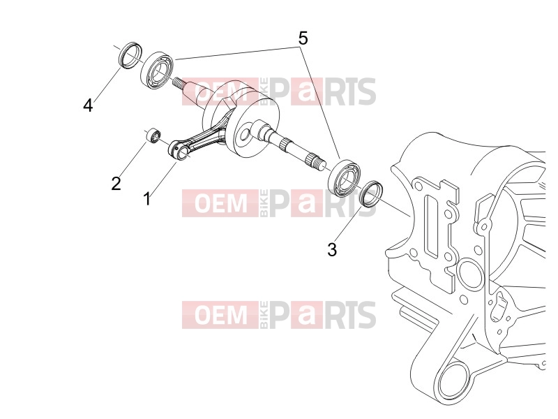 gilera 2008 Runner 50 SP Engine » Crankshaft