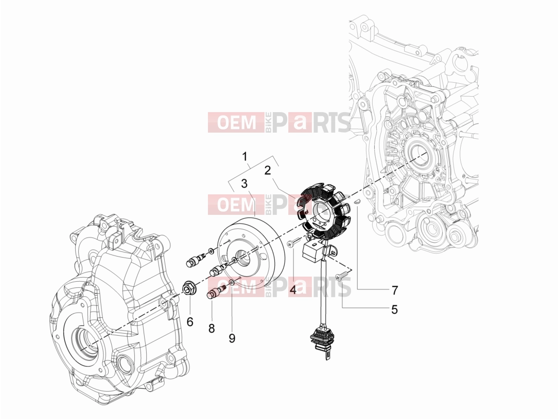 gilera 2008 Runner 200 ST 4T Engine » Flywheel magneto