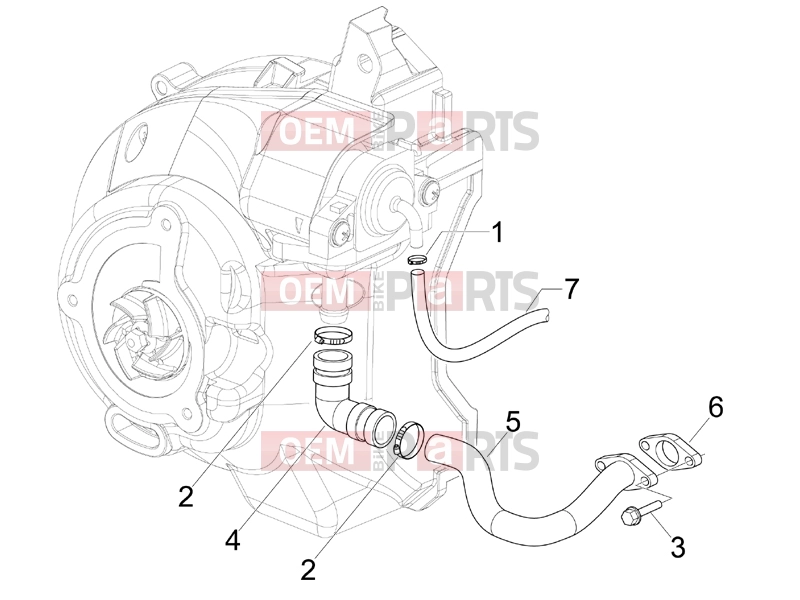 gilera 2009 Runner 200 ST 4T Engine » Secondary air box