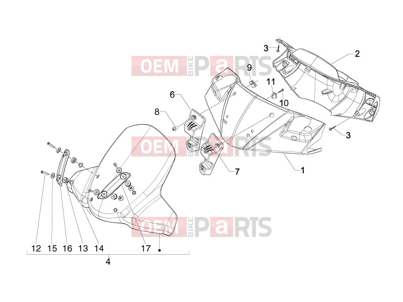 gilera 2012 Runner 200 ST 4T Handlebars/Steering » Handlebars coverages