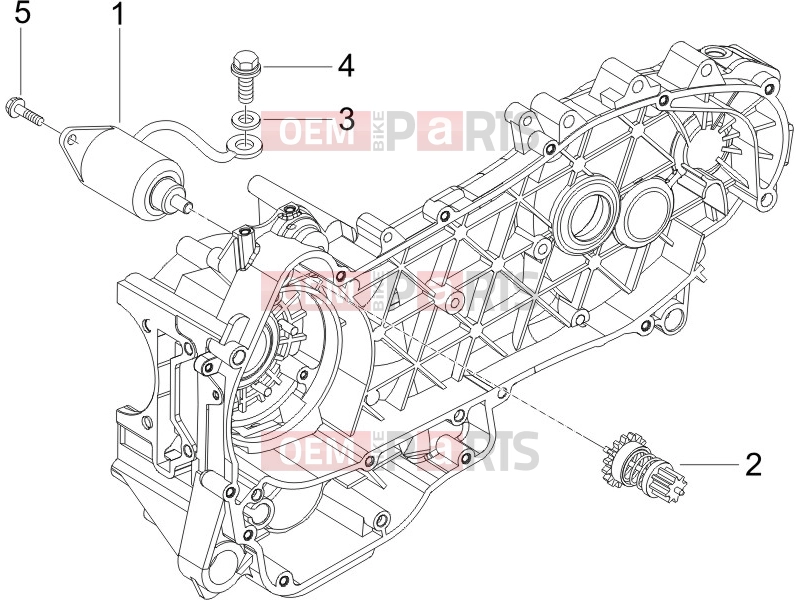 gilera 2012 Runner 200 ST 4T Engine » Stater - Electric starter
