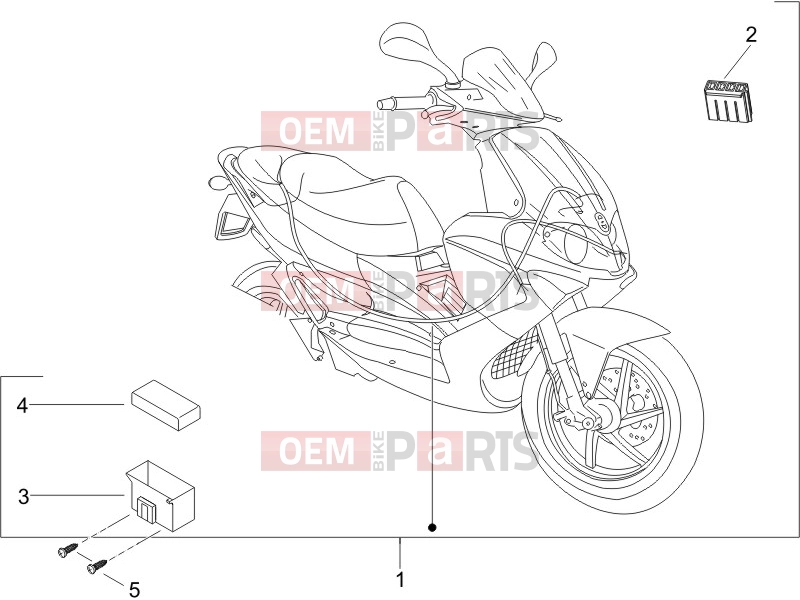 gilera 2005 Runner 125 VX 4T Electrical system » Main cable harness