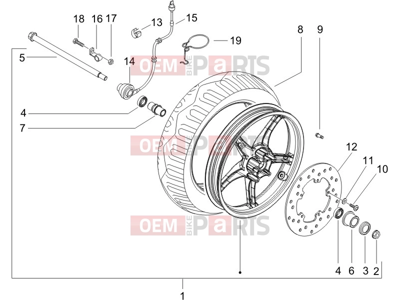 gilera 2006 Runner 125 VX 4T Suspensions - Wheels » Front wheel