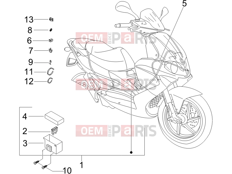 gilera 2007 Runner 125 VX 4T Serie Speciale Electrical system » Main cable harness