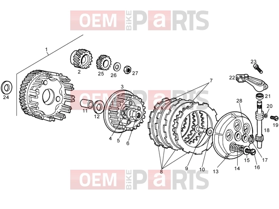 gilera SMT Engine » Clutch