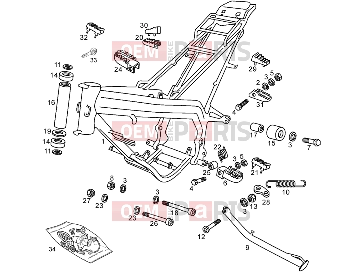 gilera SMT Chassis » Frame