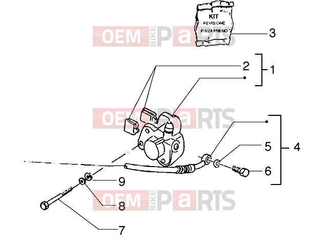 gilera Stalker 50 Suspensions-Wheels » Caliper