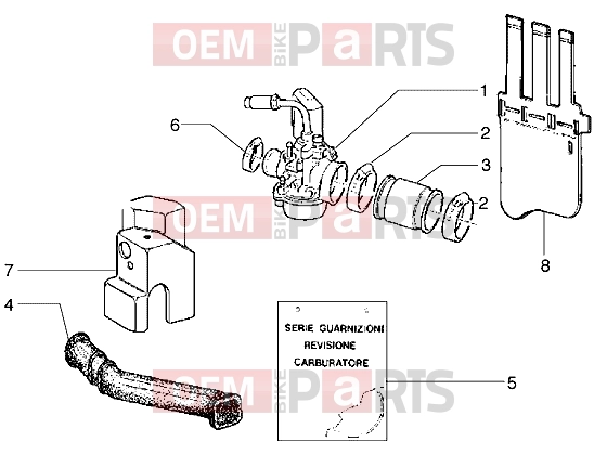 gilera Stalker 50 Engine » Carburettor