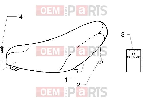 gilera Stalker 50 Chassis » Saddle