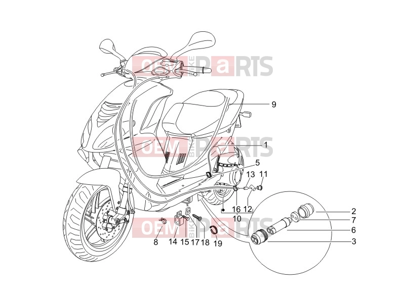 gilera 2005 Stalker 50 Braking system - Transmissions » Transmissions