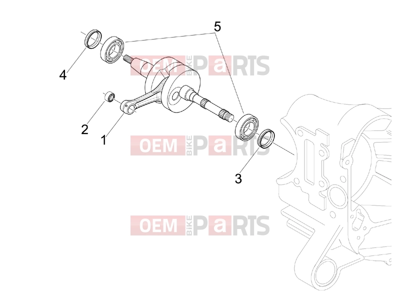 gilera 2009 Stalker 50 Engine » Crankshaft