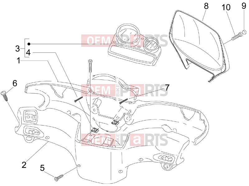gilera 2011 Stalker 50 Handlebars/Steering » Handlebars coverages