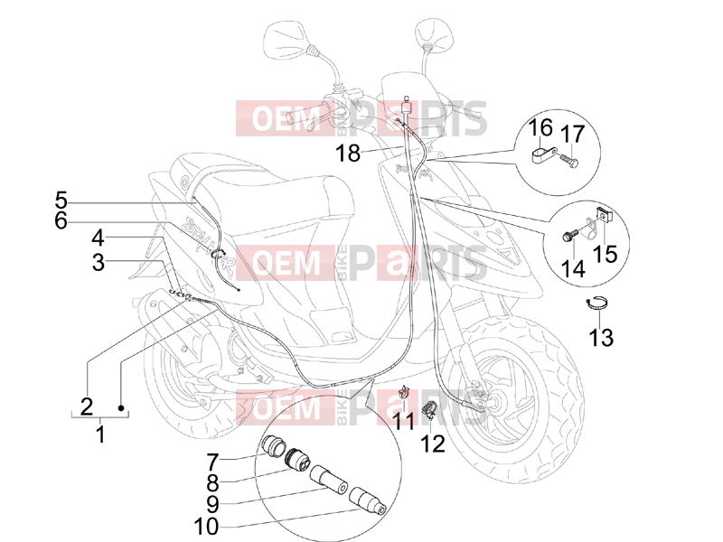 gilera 2011 Stalker 50 Braking system - Transmissions » Transmissions