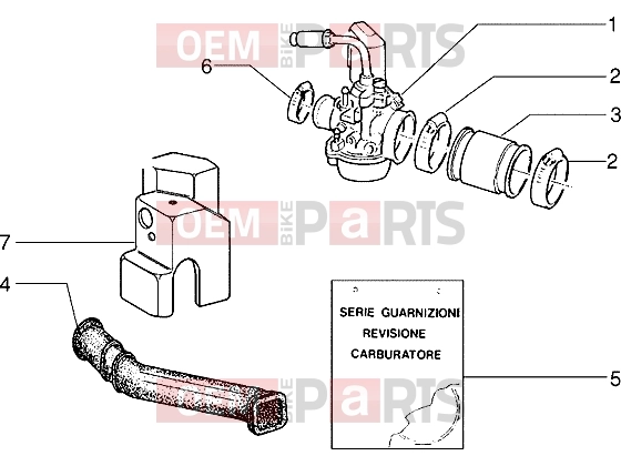 gilera Storm 50 Engine » Carburettor