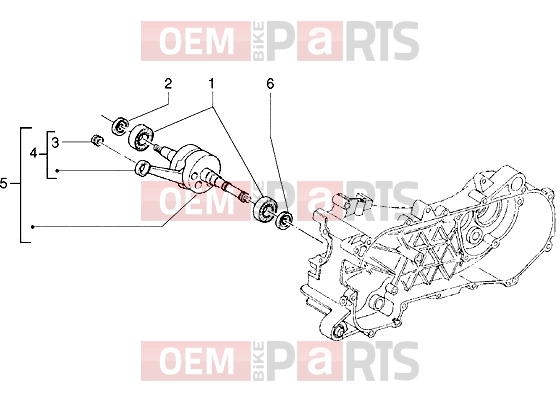gilera Storm 50 Engine » Crankshaft