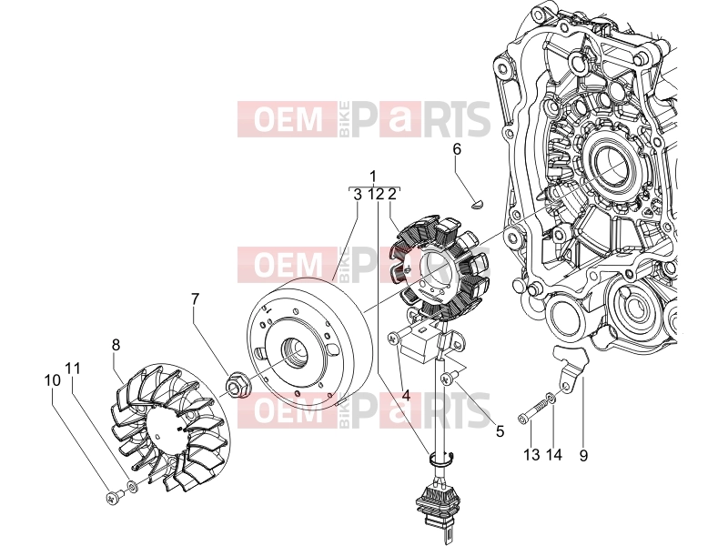 gilera 2007 Storm 50 Engine » Flywheel magneto