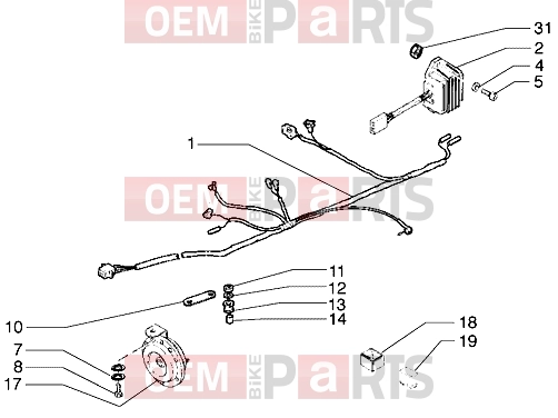 gilera Zulu Electrical system » Electrical devices