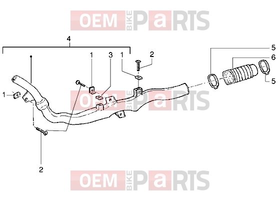 gilera Runner VX Engine » Belt cooling tube