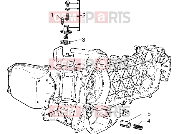 gilera Runner VX Engine » Chain Tightener-By pass Valve