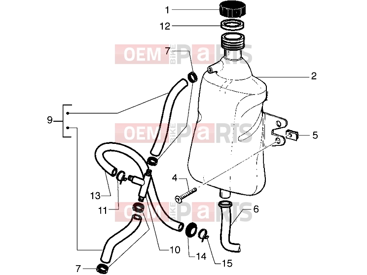 gilera Runner VX Chassis » Expansion tank