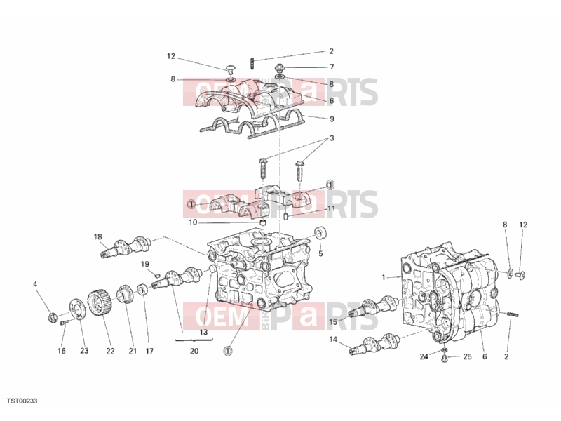 DUCATI 2008 Monster S4R CYLINDER HEAD » ENGINE CASE