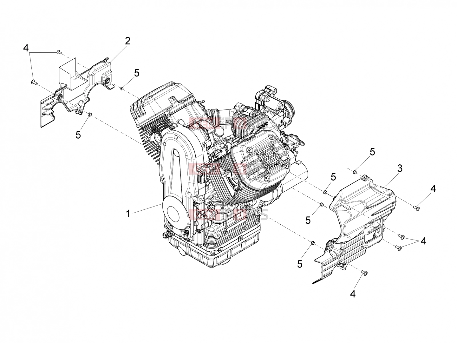 MOTOGUZZI Eldorado 1400 ABS (USA) Engine » Engine-Completing part-Lever