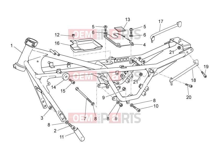 MOTOGUZZI Nevada 750 S FRAME » Frame I