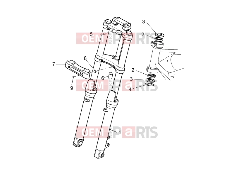 MOTOGUZZI Nevada 750 S FRAME » Front fork I