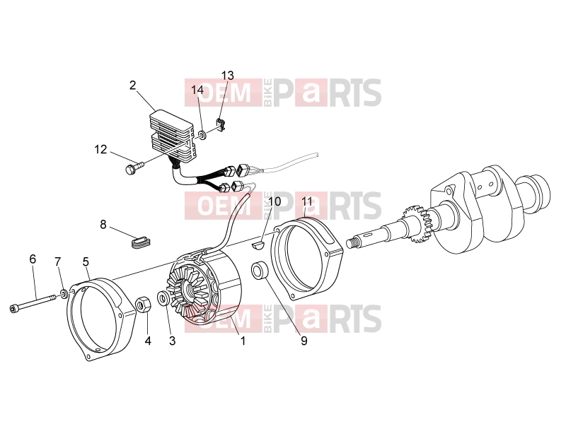MOTOGUZZI Nevada 750 S ENGINE » Generator - Regulator