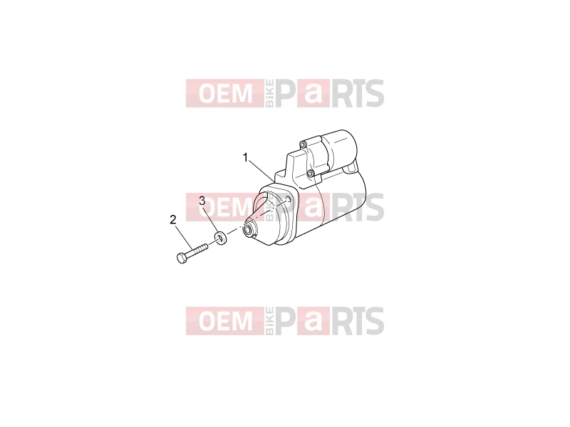 MOTOGUZZI Nevada 750 S ENGINE » Starter motor