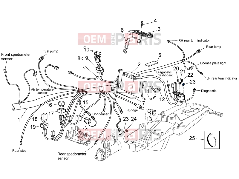 MOTOGUZZI Norge 850 FRAME » Electrical system II
