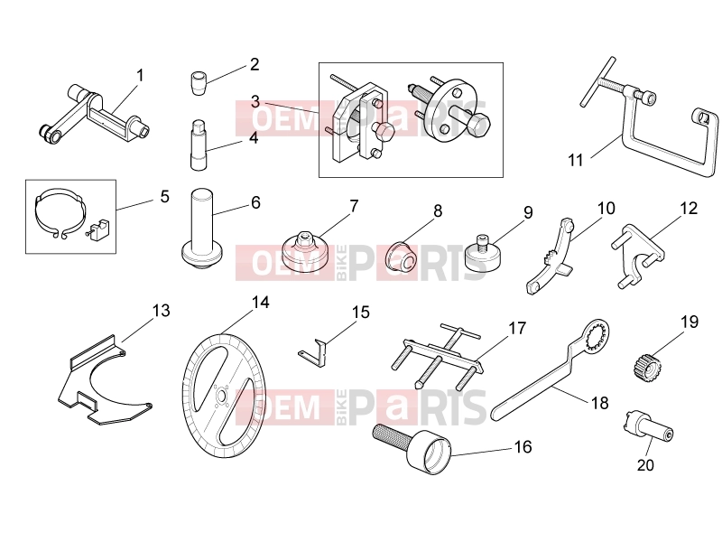 MOTOGUZZI Norge 850 ENGINE » Specific tools I
