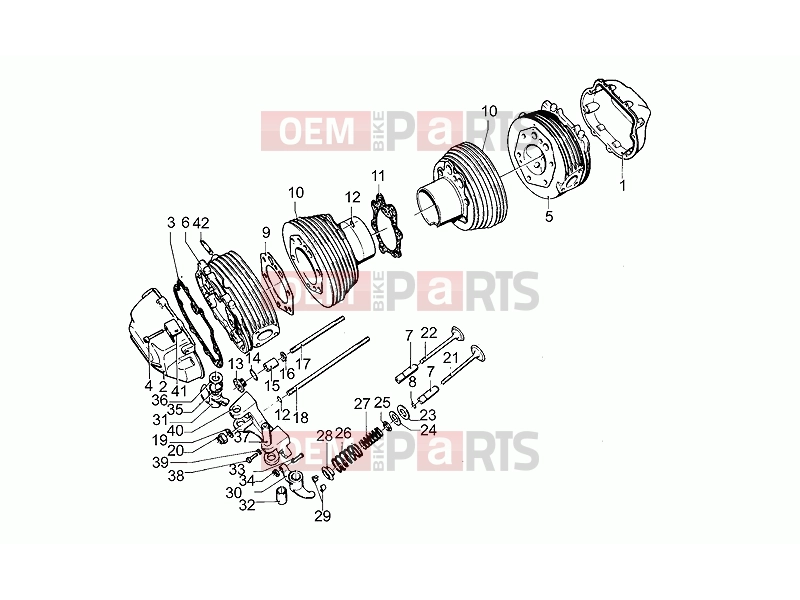 MOTOGUZZI SP 1000 ENGINE » Cylinder head
