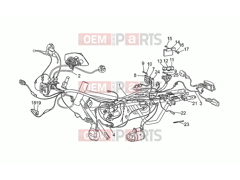 MOTOGUZZI SP 750 FRAME » Electrical system