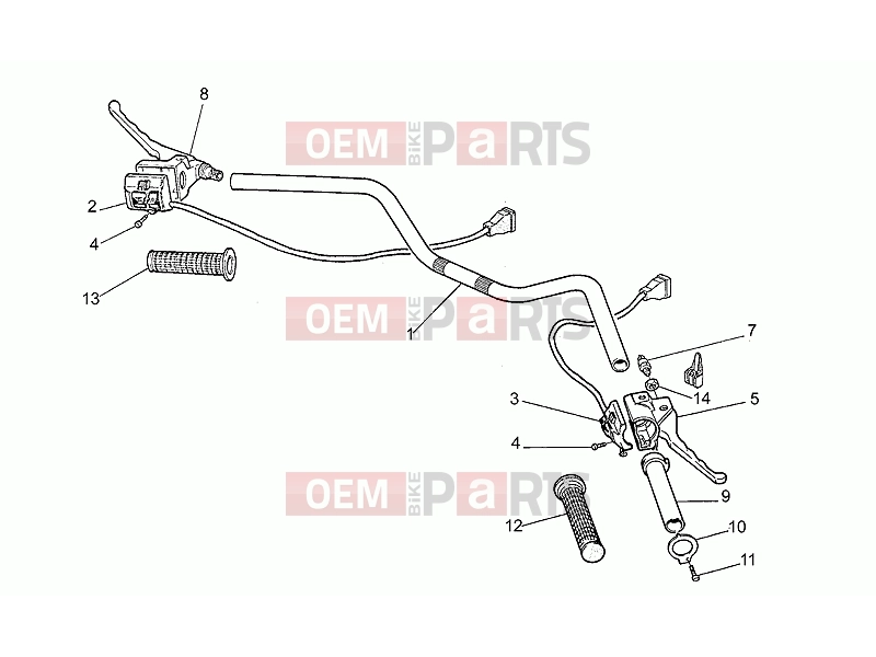 MOTOGUZZI SP II 1000 FRAME » Handlebar - Controls