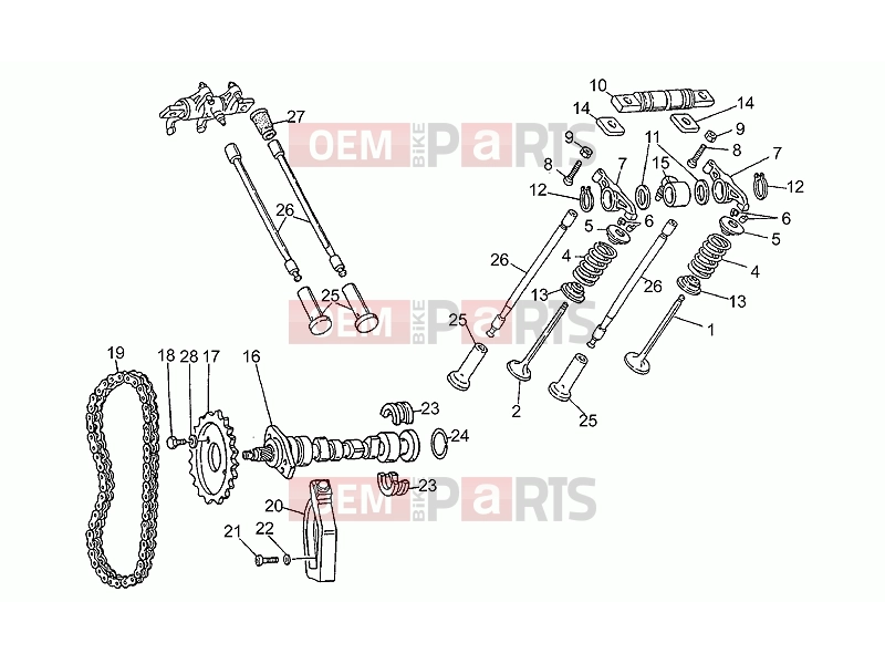MOTOGUZZI V 50 PA 500 ENGINE » Timing system