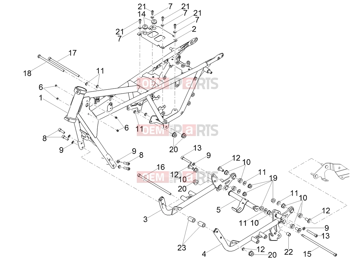 MOTOGUZZI V9 Bobber 850 ABS Frame » Frame