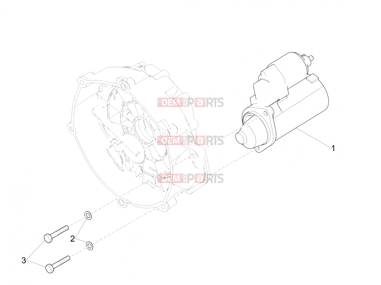 MOTOGUZZI V9 Bobber 850 ABS Engine » Starter / Electric starter