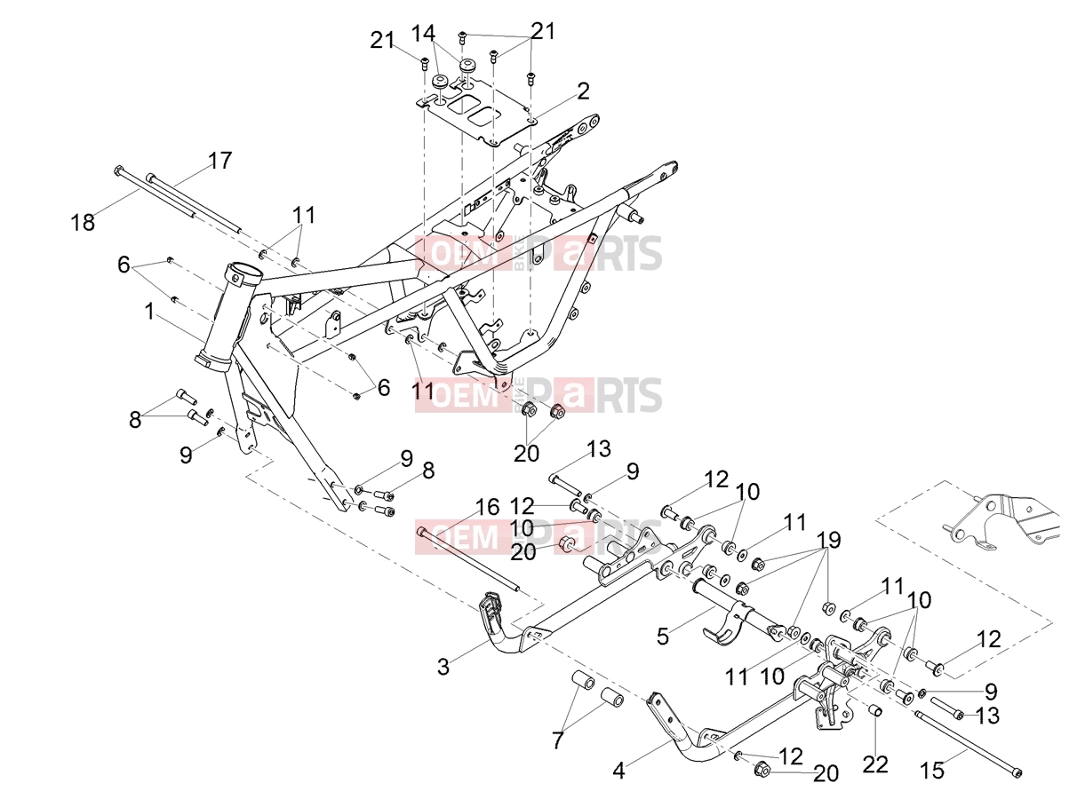 MOTOGUZZI V9 Bobber 850 ABS Frame » Frame