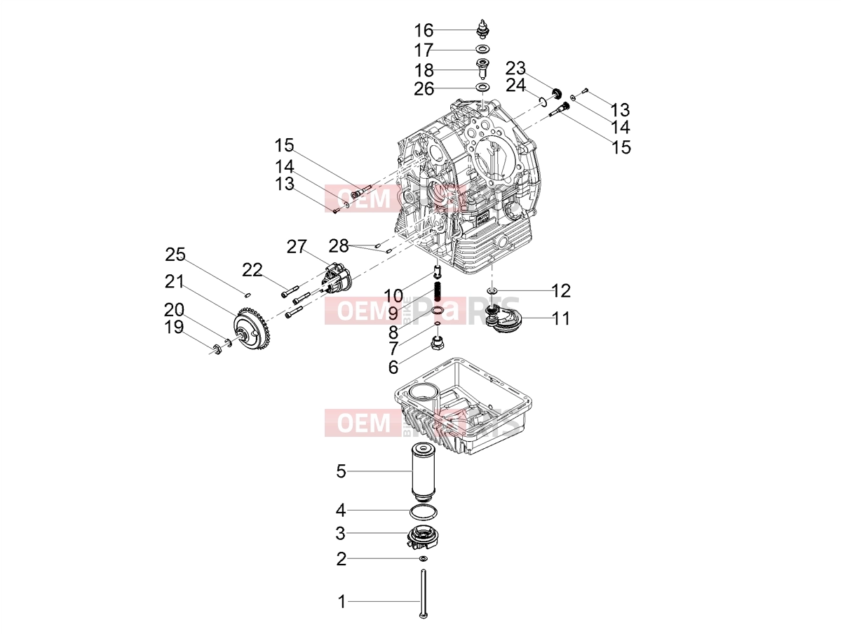 MOTOGUZZI V9 Bobber 850 ABS Engine » Lubrication