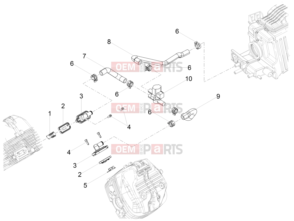 MOTOGUZZI V9 Bobber 850 ABS Engine » Secondary air