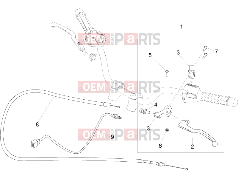MOTOGUZZI V9 Bobber 850 ABS Handlebar - Controls » Clutch control