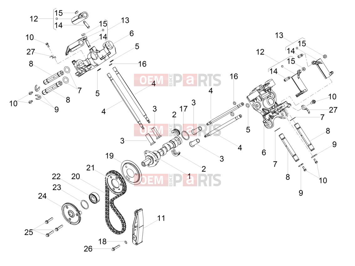 MOTOGUZZI V9 Roamer 850 ABS Engine » Timing system
